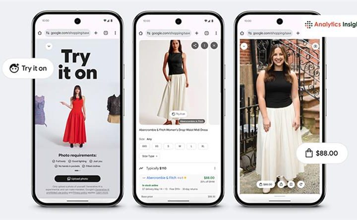 गूगल का नया वर्चुअल ट्राई ऑन टूल भारत में ऑनलाइन शॉपिंग