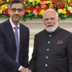 पीएम मोदी से मिले सुंदर पिचाई