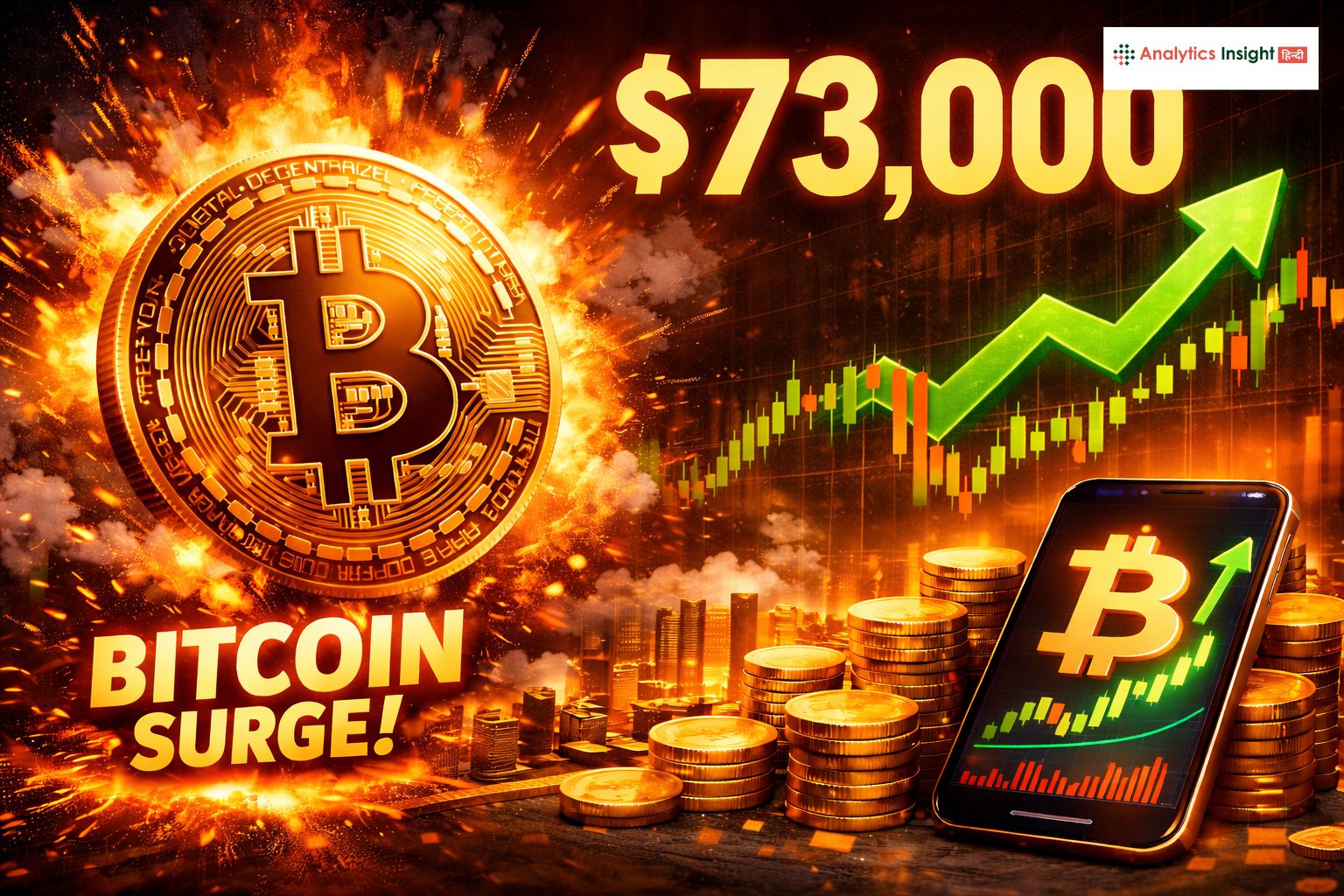 73 हजार डॉलर पर Bitcoin की धमाकेदार वापसी, मचा हड़कंप!