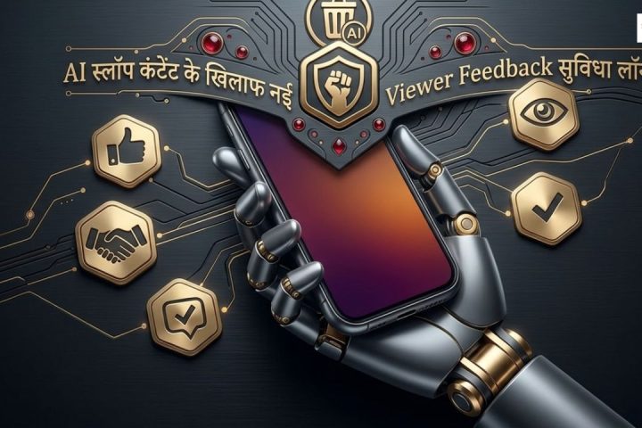 𝗔𝗜 स्लॉप कंटेंट के खिलाफ नई 𝗩𝗶𝗲𝘄𝗲𝗿 𝗙𝗲𝗲𝗱𝗯𝗮𝗰𝗸 सुविधा लॉन्च!