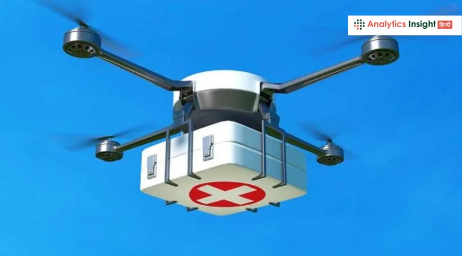 बेंगलुरु में ड्रोन से हो रही मेडिकल डिलीवरी