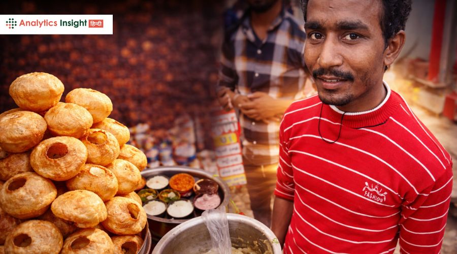 पटना के एक गोलगप्पा ठेले वाले का iPhone 17 Pro Max इस्तेमाल करते हुए वीडियो वायरल हो गया है।