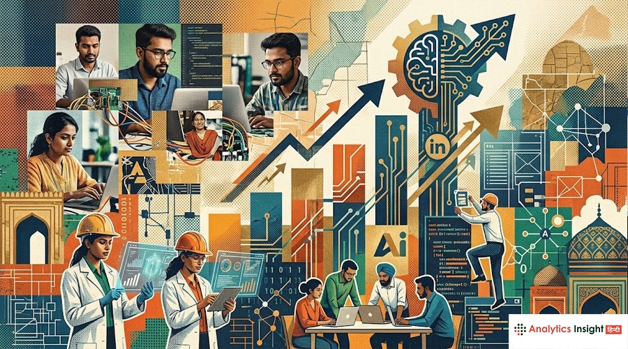 india ai engineering hiring growth 59 percent linkedin report