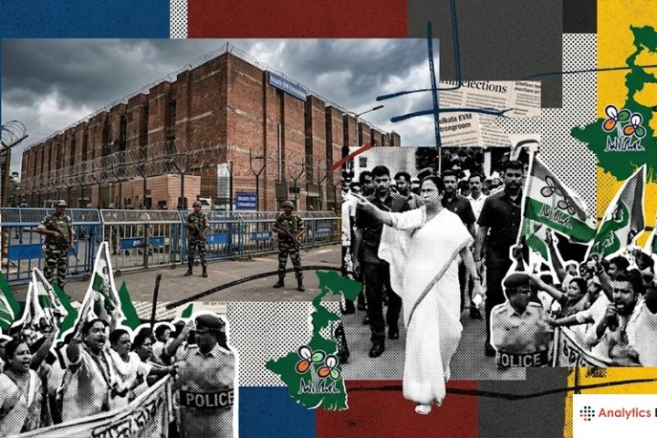 kolkata evm strongroom controversy election counting security west bengal