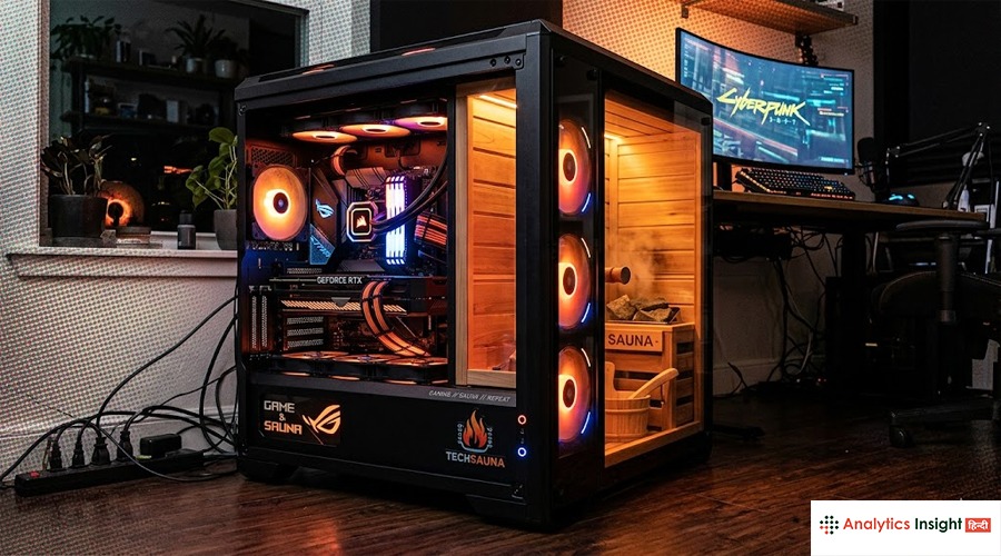 सॉना वाले लाइफ साइज गेमिंग PC ने हिला दिया इंटरनेट