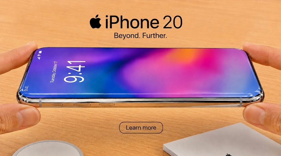 iPhone 20 का नया लुक लीक, ग्लास डिजाइन देख रह जाएंगे दंग