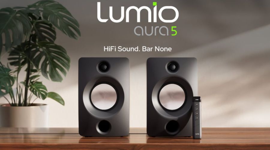 lumio aura 5 stereo speakers