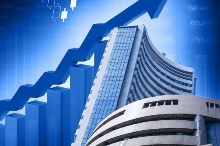 शेयर बाजार में तेजी_ सेंसेक्स 200 अंक ऊपर, निफ्टी चढ़ा